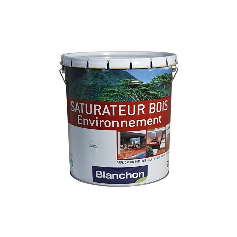 foto del prodotto  8102934 blanchon saturateur bois blanchon environnement biosourc 20l nuancier bois fonc 