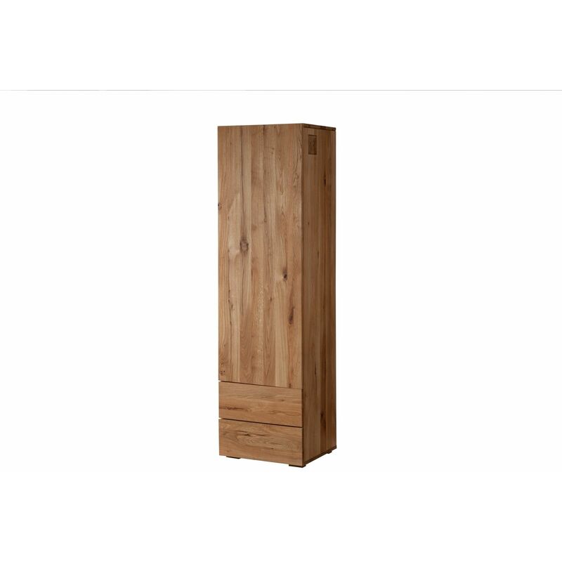 foto del prodotto massivmoebel24 frankfurt 113 armadio in legno di cerro oliato natur 50x43x180
