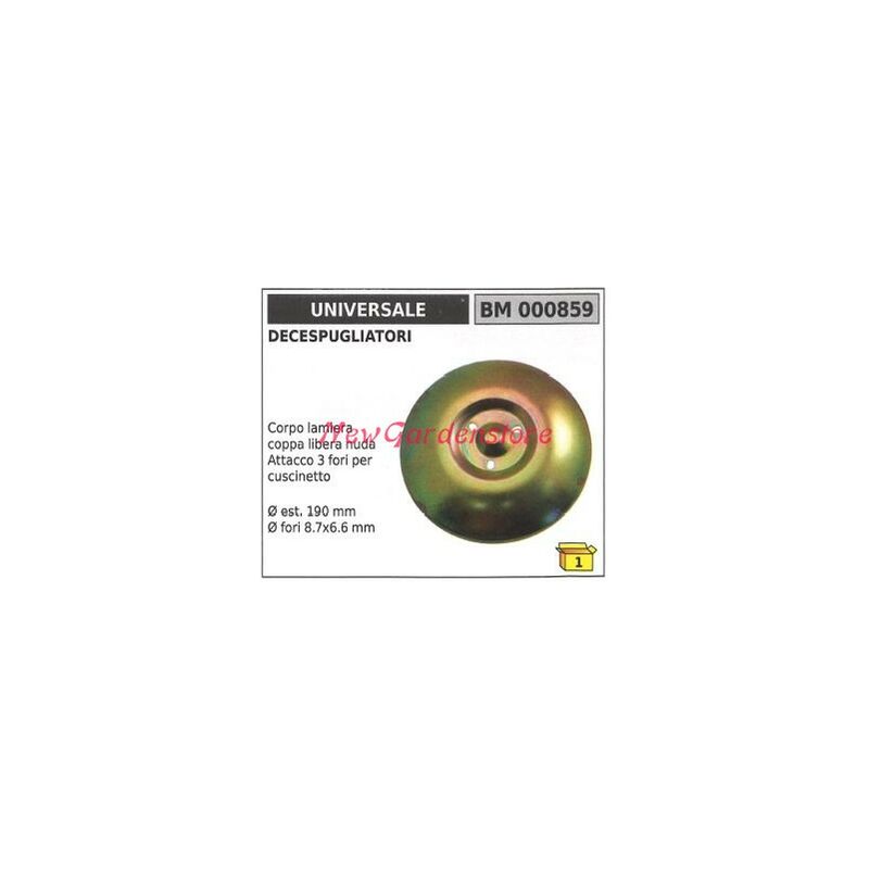 foto del prodotto newgarden corpo lamiera coppia conica universale decespugliatore 000859