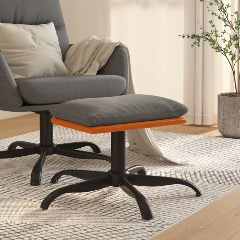 foto del prodotto furniture limited poggiapiedi grigio chiaro 60x60x36 cm in