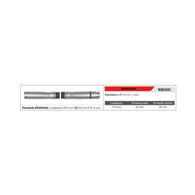 foto del prodotto newgarden guaina per decespugliatore a zaino shindaiwa bp 35 45 prima serie