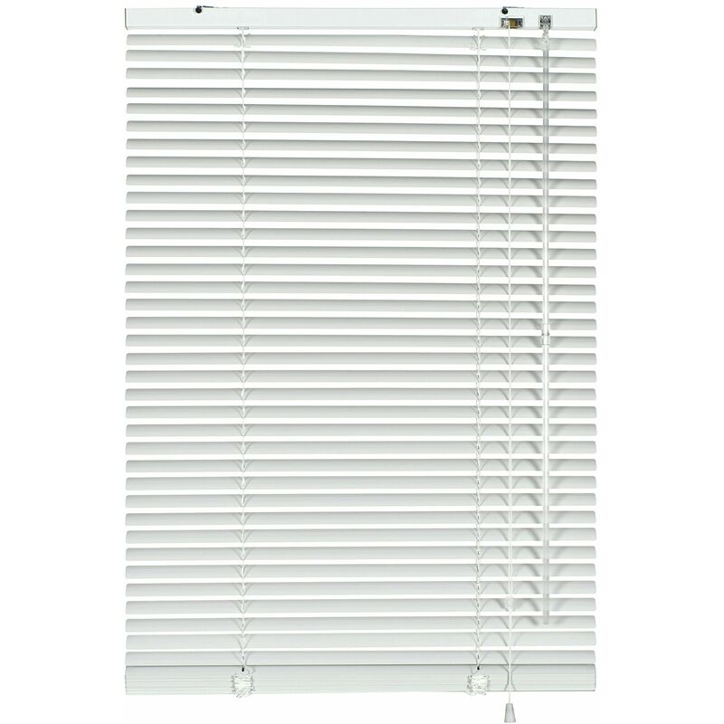 foto del prodotto gardinia 6180 veneziane di alluminio 25 mm, 80 cm x 175 cm, bianco