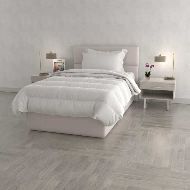 foto del prodotto italian bed linen prestige piumino 4 stagioni made in italy, bianco, 200x200cm
