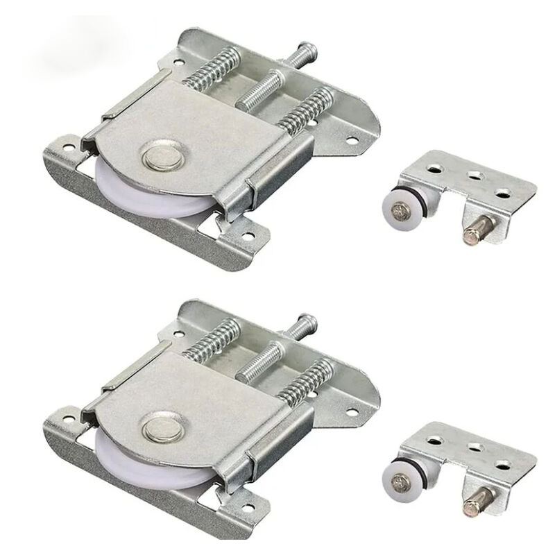 foto del prodotto andyou paia di rulli per porte scorrevoli, ruote per porte scorrevoli, ruote per guardaroba, ruote per mobili scorrevoli, per armadi, finestre,