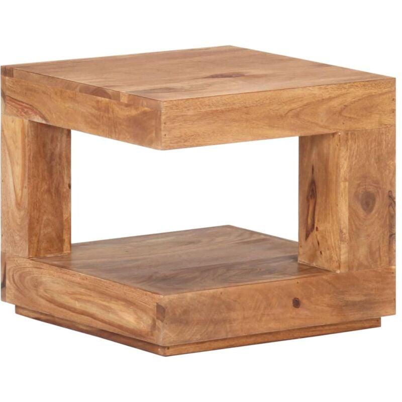 foto del prodotto vidaxl tavolo da salotto 45x45x40 cm in legno massello di acacia