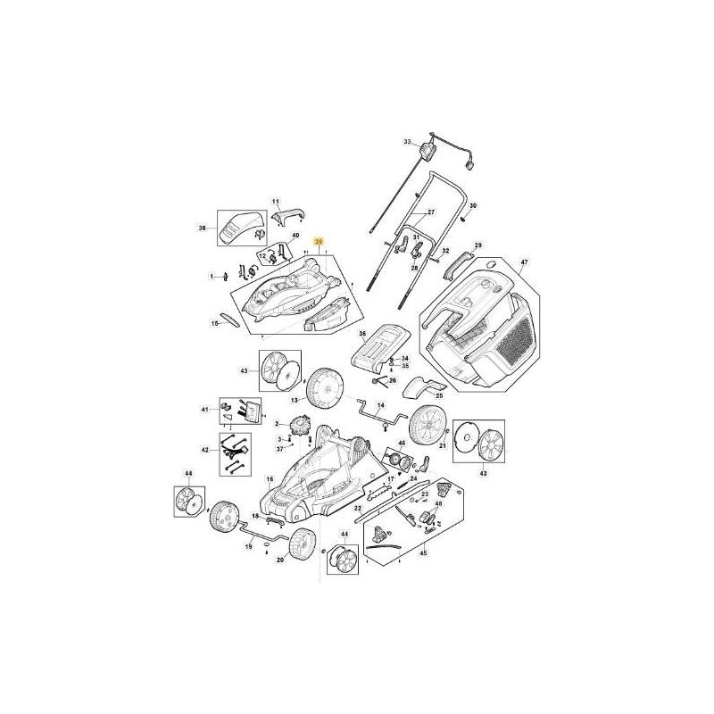 foto del prodotto kit cover estetiche e 380 li 40 originale stiga 118811051 0