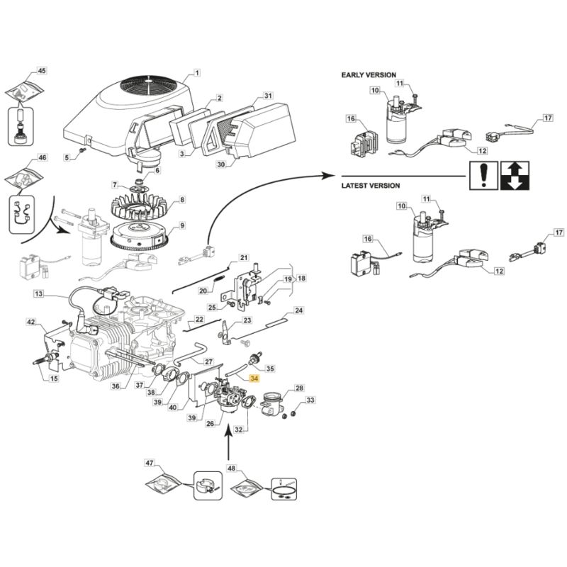 foto del prodotto tubo benzina originale stiga motore tre0702 trattorino tagliaerba 118551514 0