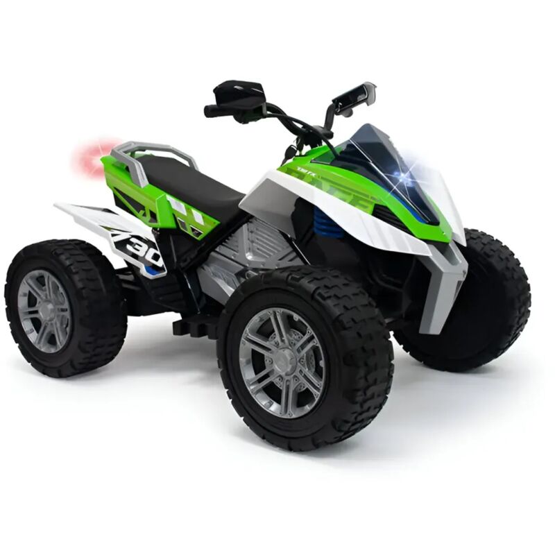 foto del prodotto injusa quad rage elettrico verde 118x77x74 cm bambini 24v ruote eva