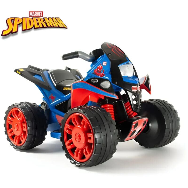 foto del prodotto injusa quad spider man elettrico 86x60x50 cm bambini 12v marvel