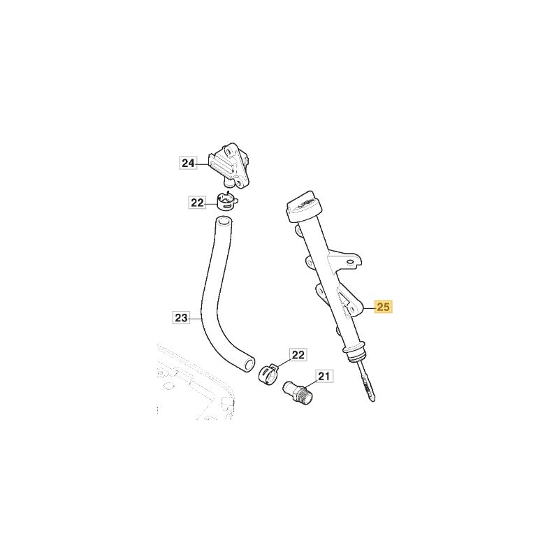 foto del prodotto tappo astina livello olio originale stiga motore tre 635v trattorino 118551539 0