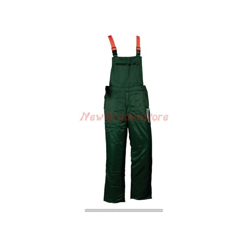 foto del prodotto salopette pantaloni protezione antitaglio giardinaggio forestale taglia m 50