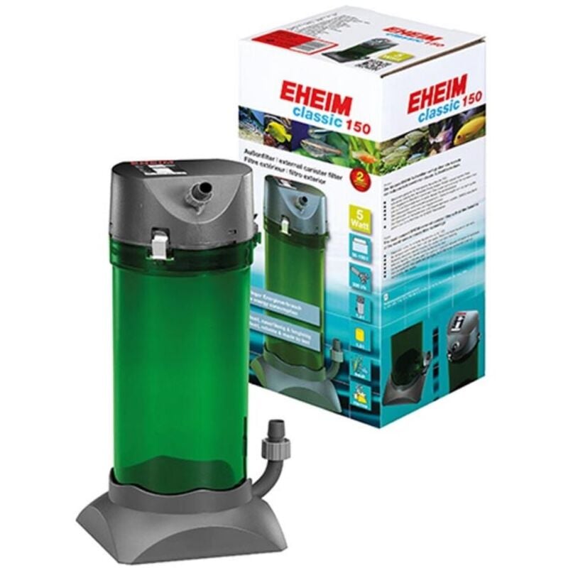 foto del prodotto eheim classic 150 filtro esterno 2211010 consumo 5 watt portata 300 l h per acquari da 50 a 150 litri
