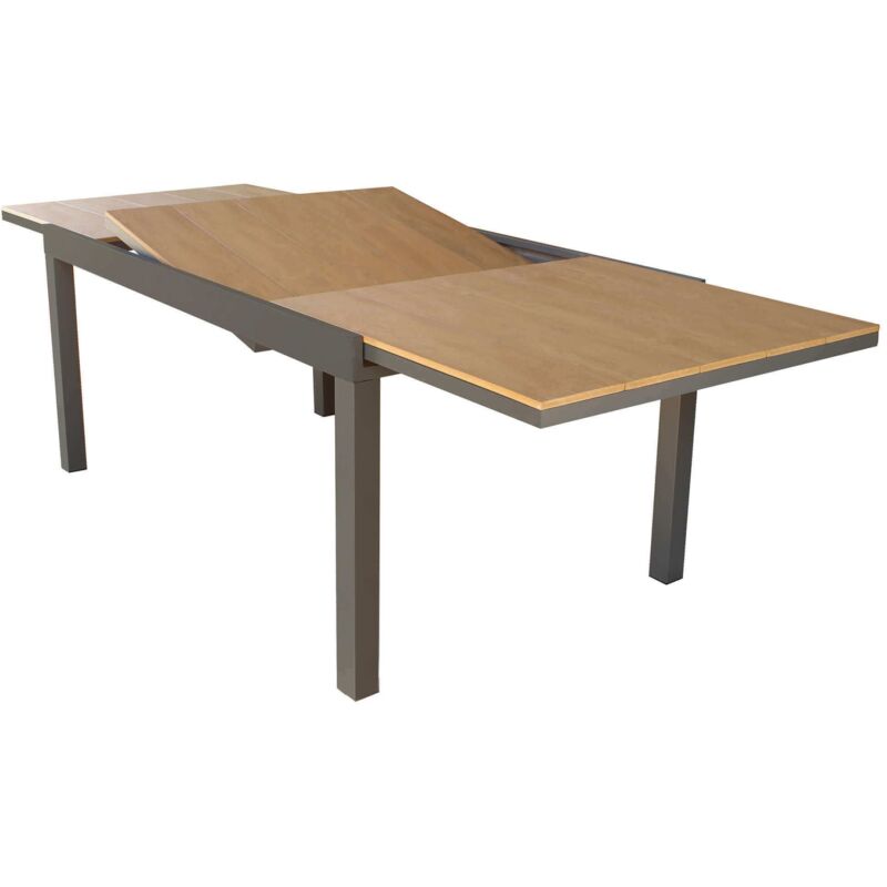 foto del prodotto milani home viduus tavolo da giardino allungabile in alluminio e polywood