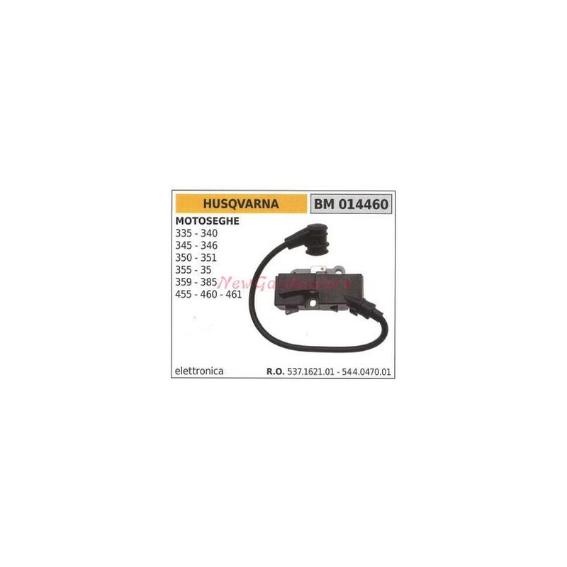 foto del prodotto bobina accensione husqvarna motoseghe 335 340 345 350 355 359 385 460 537162101