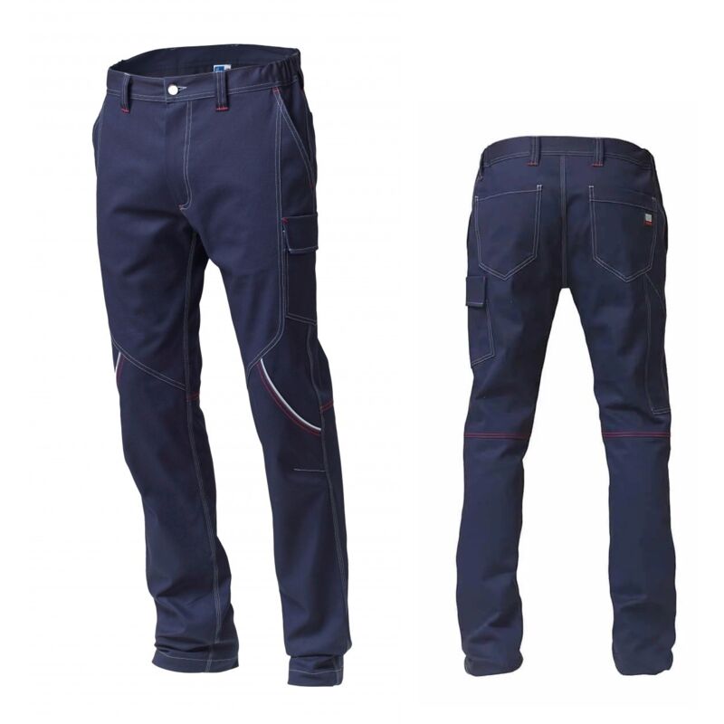 foto del prodotto pantaloni da lavoro siggi boston blue blue 2xl