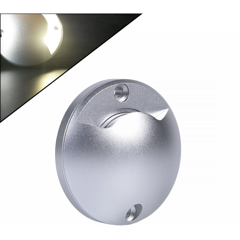 foto del prodotto faretto segnapassi led 12v calpestabile radente 2w mono finestra luce naturale 4000k ideale per esterni giardini terrazzi e pavimentazioni ip65