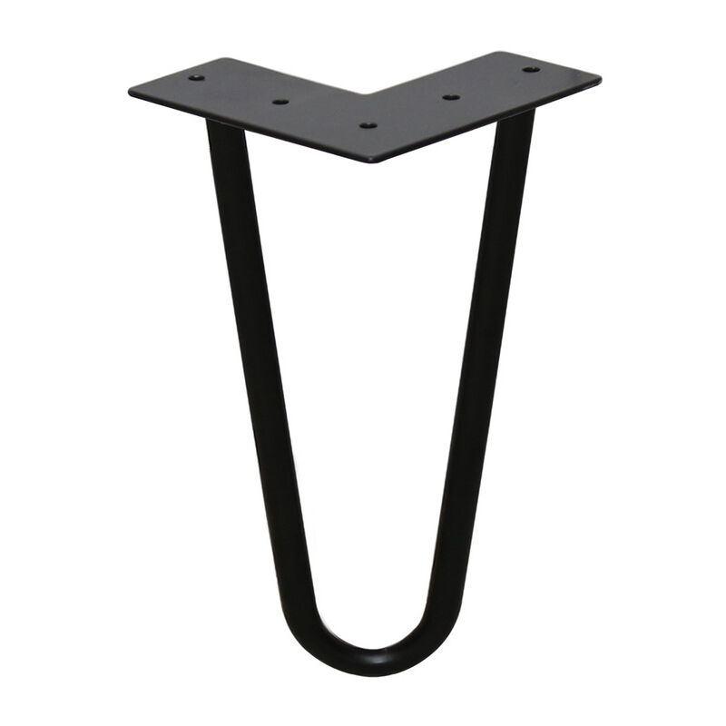 foto del prodotto 4x pin gambe da tavolo gambe da tavolo perno pesante gambe da tavolo intercambiabili 2 staffe 15cm