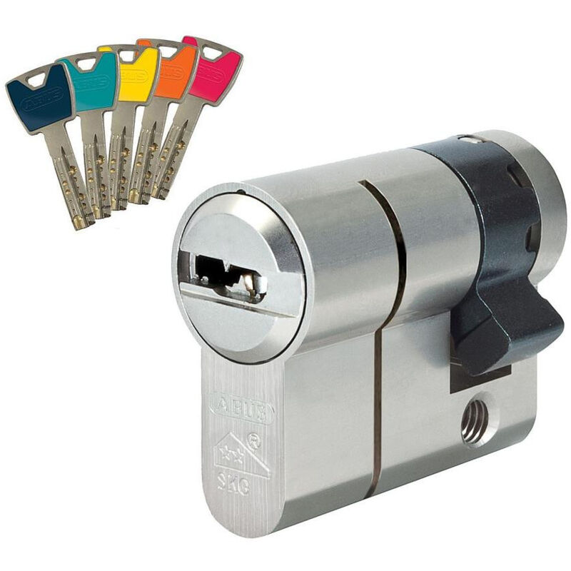 immagine 0 del prodotto abus p12rps semicilindro in alluminio da 30x10 mm con 5 tasti colorati reversibili