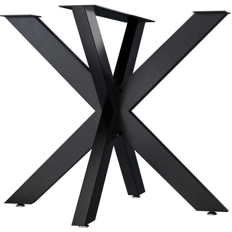 foto del prodotto gambe del tavolo hardwick nero industriale 85x85x71 cm