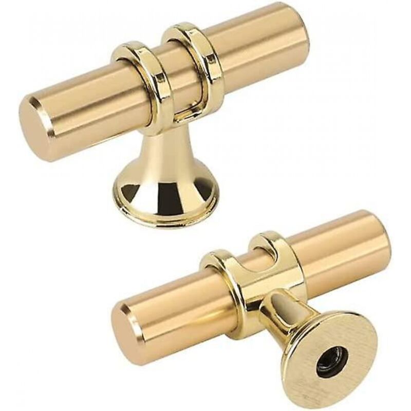 foto del prodotto bebusingoto set di 6 maniglie per mobili, maniglia per mobili da cucina, maniglia dorata, maniglia da cucina dorata, maniglia per cassetti in lega