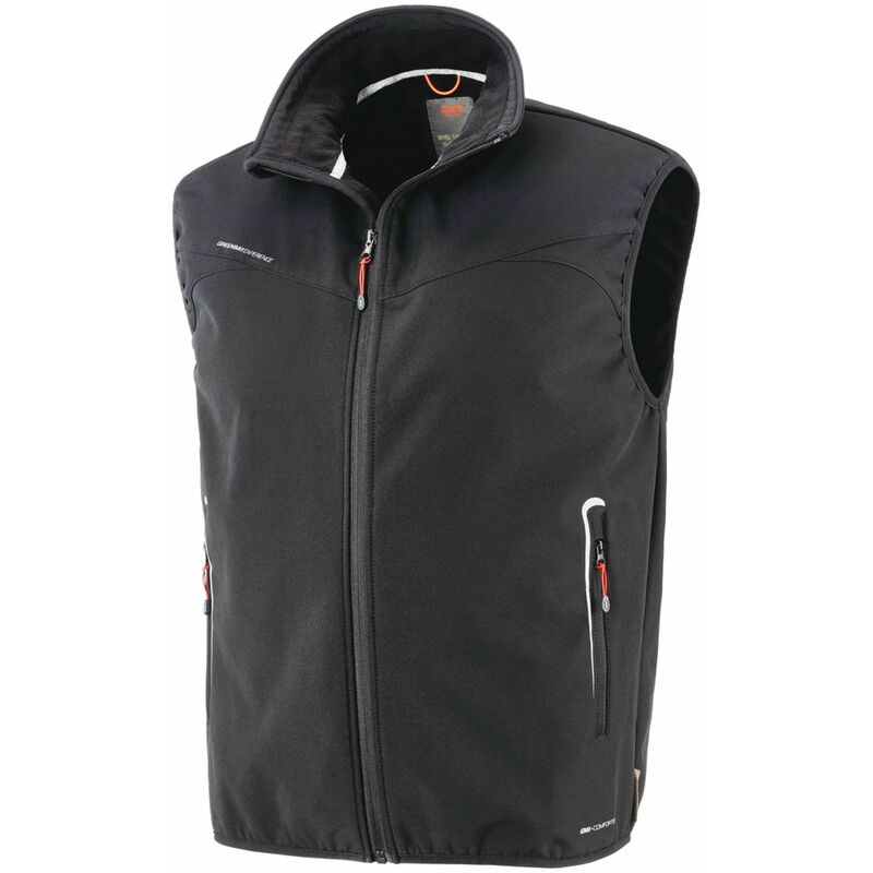 foto del prodotto neri gilet da lavoro antivento e idrorepellente modello jackson xxl