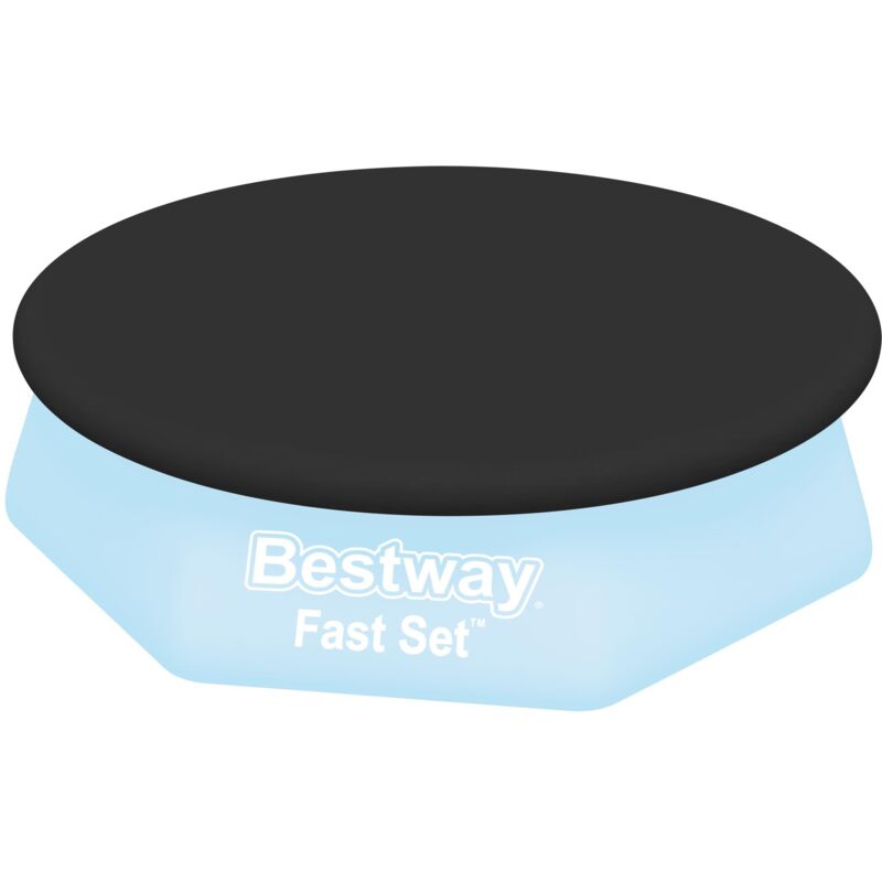 foto del prodotto telo copertura per piscina tonda diametro 244 cm con struttura bestway 58032