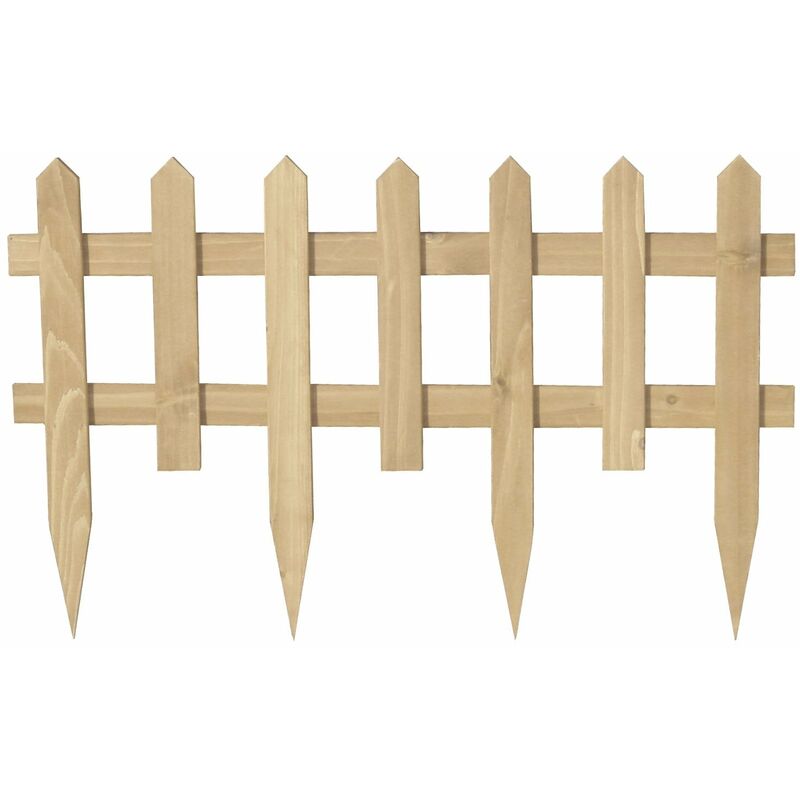 foto del prodotto bordura staccionata in legno garden 67x2xh42 cm.