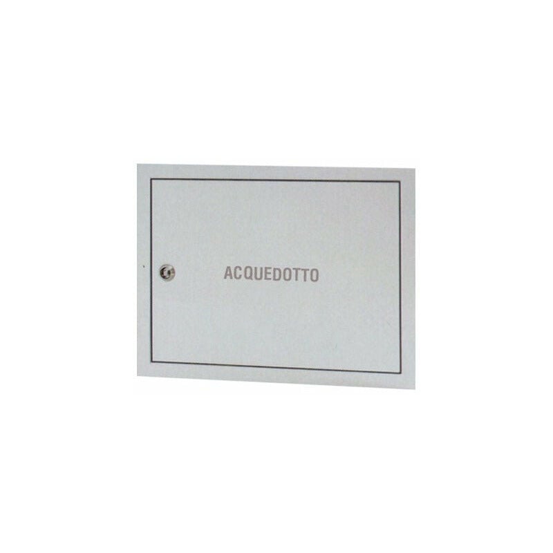 foto del prodotto sportello per contatori acqua in lamiera zincata h40xl50 cm.
