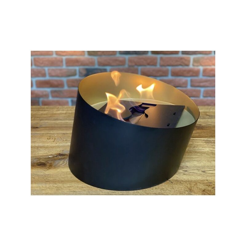foto del prodotto outinfire tambora gold biocamino da appoggio inserto a bioetanolo tipo freestanding.