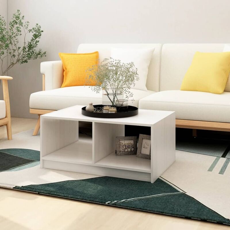 foto del prodotto furniture limited tavolino da salotto bianco 75x50x33,5 cm