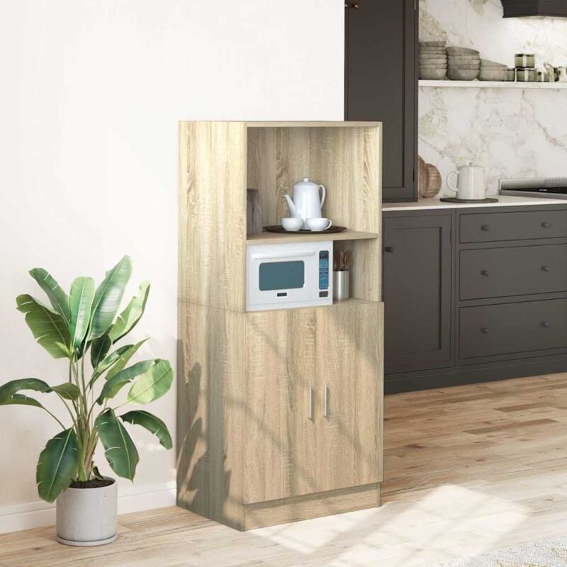 foto del prodotto mobile da cucina rovere sonoma 57x41,5x131,5 cm in truciolato vidaxl