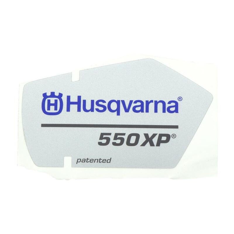 foto del prodotto etichetta 550xp 523083203 originale husqvarna