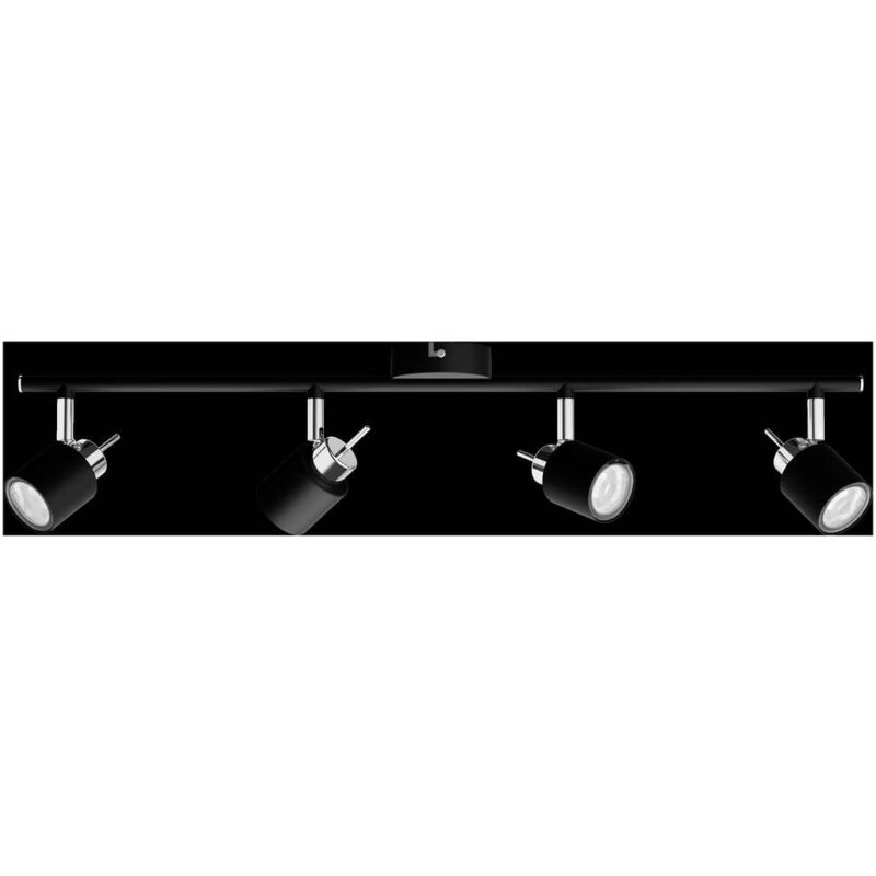 foto del prodotto greenice philips meranti 8719514465435 faretto da soffitto gu10 nero