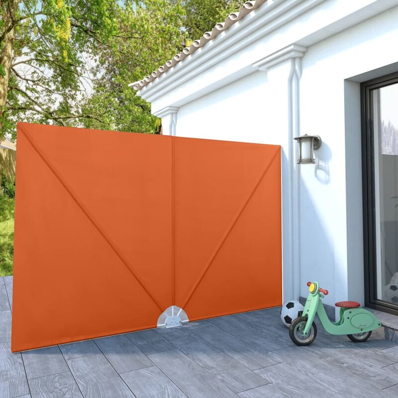 foto del prodotto tenda laterale per terrazza pieghevole terracotta 300x200 cm vidaxl