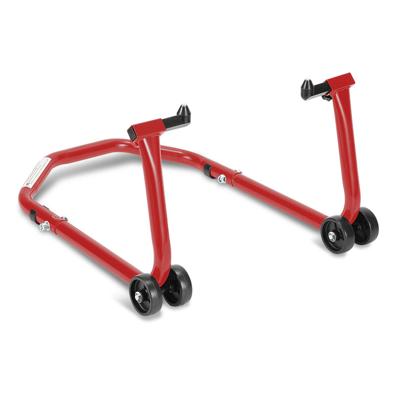 foto del prodotto cavalletto da officina per moto anteriore 300kg supporto sollevatore ruote gamma sollevatore forcella rosso hengda