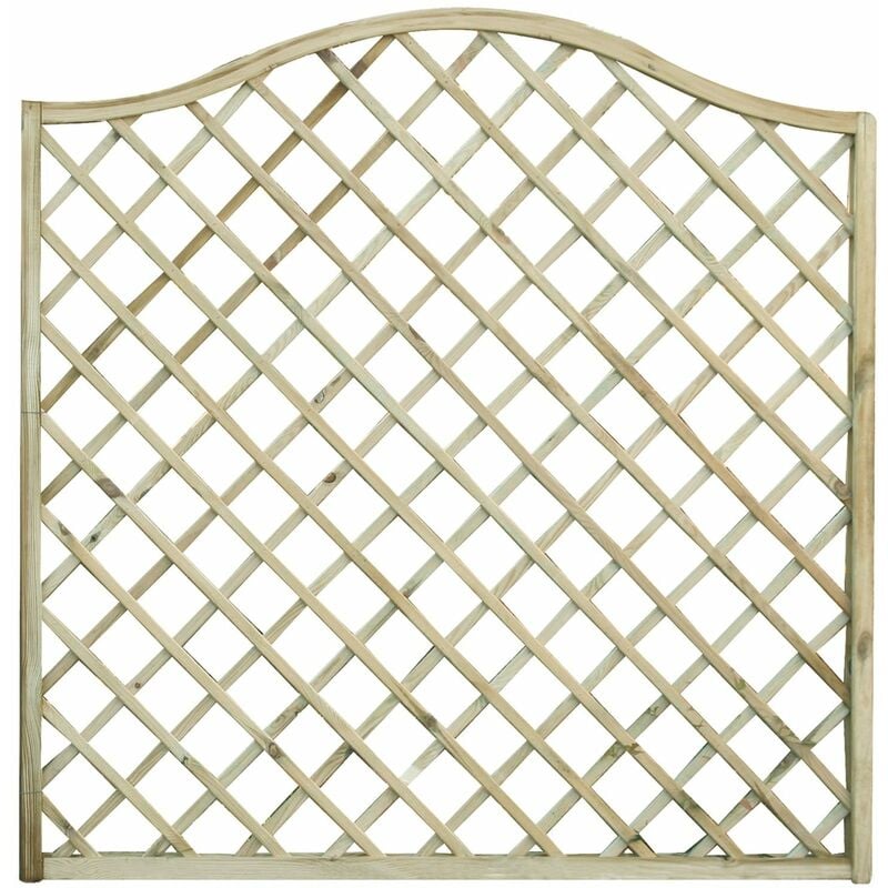 foto del prodotto pannello in legno impregnato da giardino lasa onda