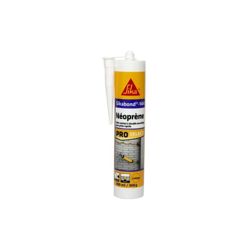 foto del prodotto adesivo per neoprene sika bond 144, cartuccia da 380 g.