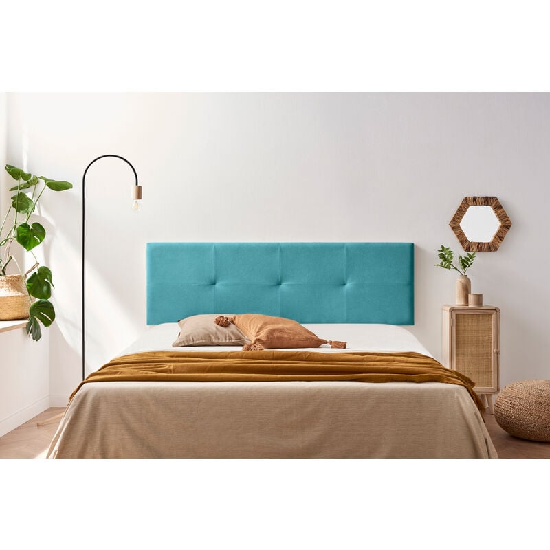 foto del prodotto testiera imbottita altea acualine 130x50x5 cm moonia
