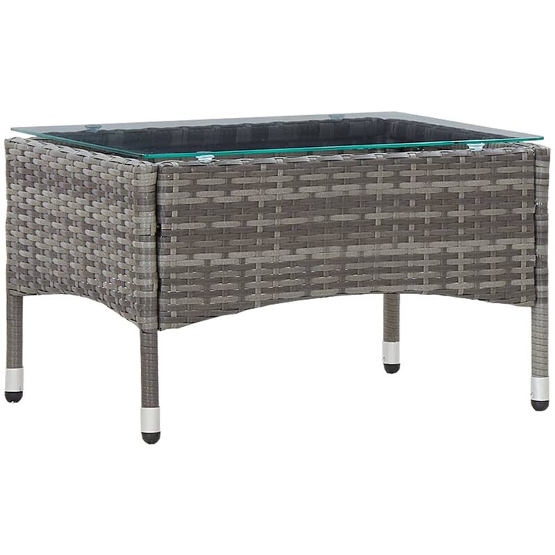 foto del prodotto furniture limited tavolino da caff grigio 60x40x36 cm in