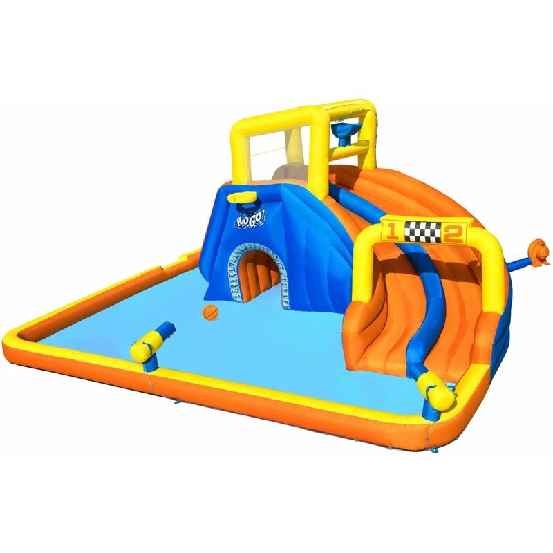 foto del prodotto bestway parco acquatico gonfiabile super waterway 551x502x265cm 53377