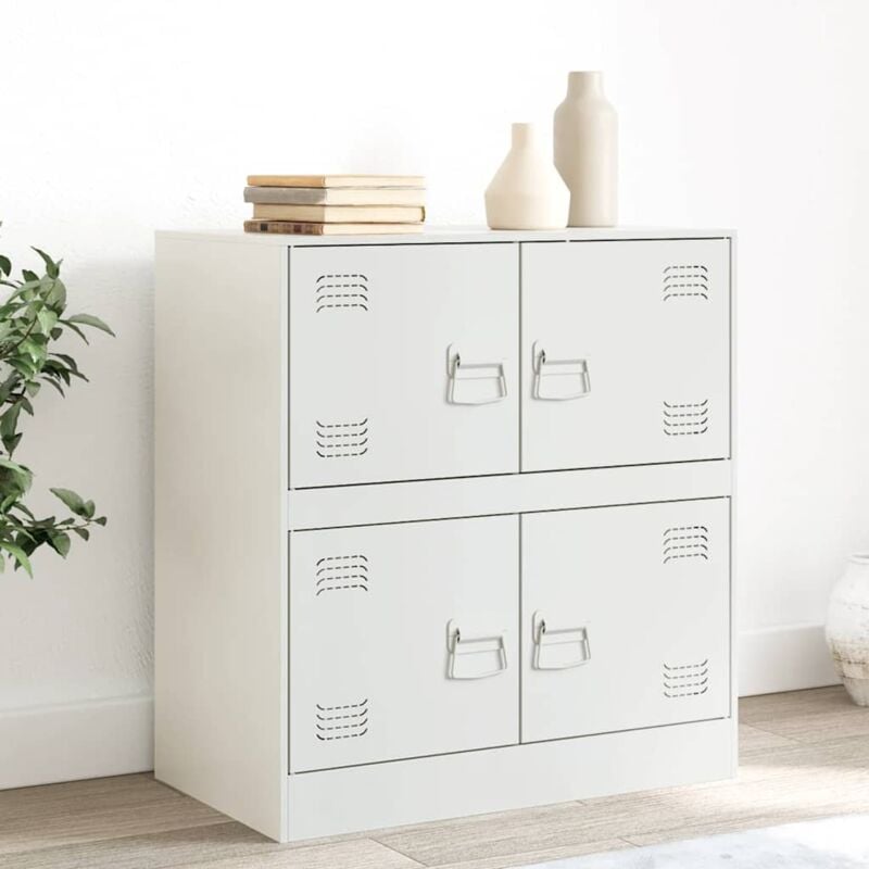 foto del prodotto vidaxl credenza rosa 67x39x73 cm in acciaio