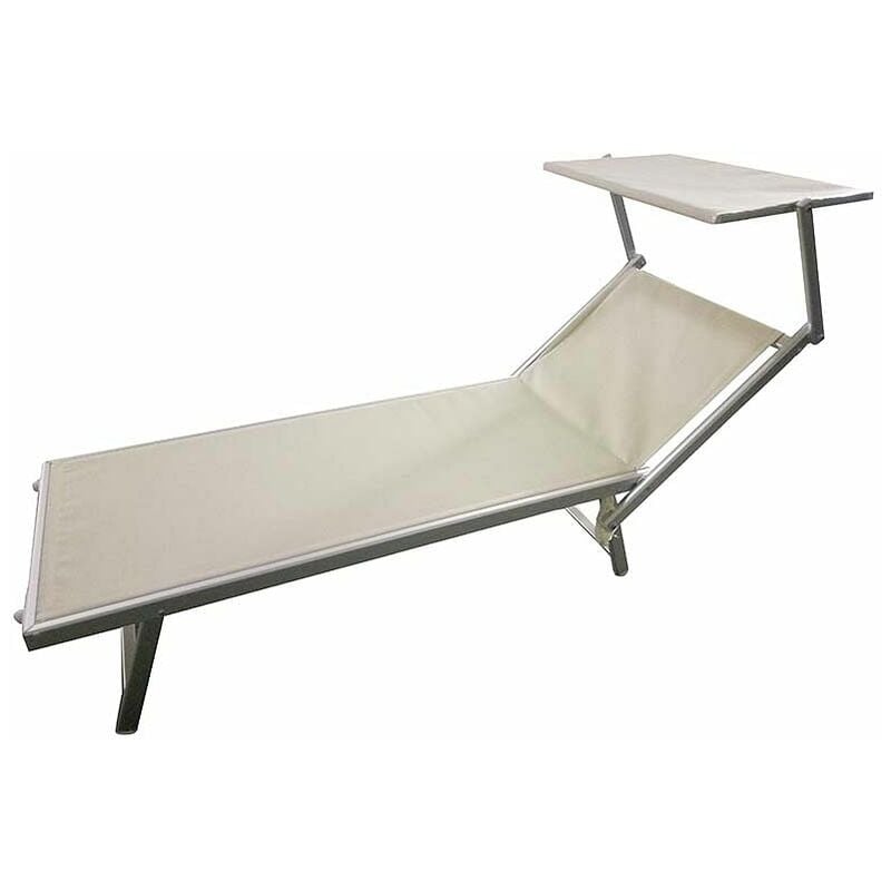 foto del prodotto gardenia lettino da mare l189xp61xh38cm grigio