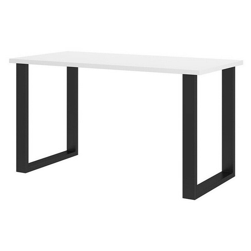 foto del prodotto tavolo tucson 136, bianco nero, 75x67x138cm, senza, truciolare laminato, metallo