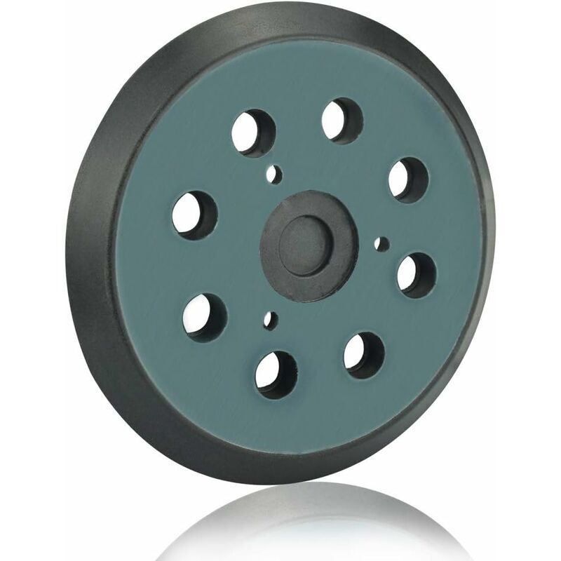 foto del prodotto platorello abrasivo makita da 125 mm dischi abrasivi a 8 fori platorello abrasivo makita da 5 pollici per makita bo 5010, 5030, 5031, 5041, dewalt