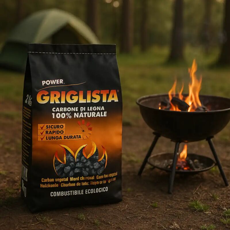 foto del prodotto replood griglista carbone di legna naturale 2kg sicuro, rapido, lunga durata bbq