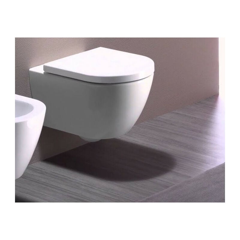 foto del prodotto water pura sospeso senza brida cm. 50x36 bianco lucido di