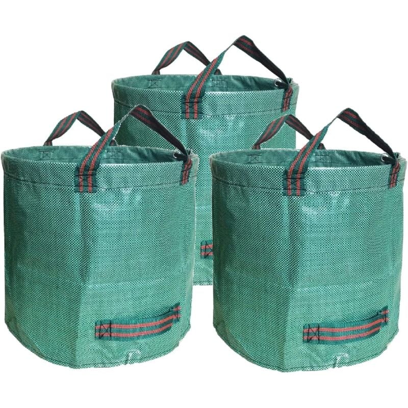 foto del prodotto dpzo confezione da 3 sacchi da giardino da 500 litri, sacchi per rifiuti da giardino resistenti, sacchi per rifiuti da giardino, sacchi per rifiuti