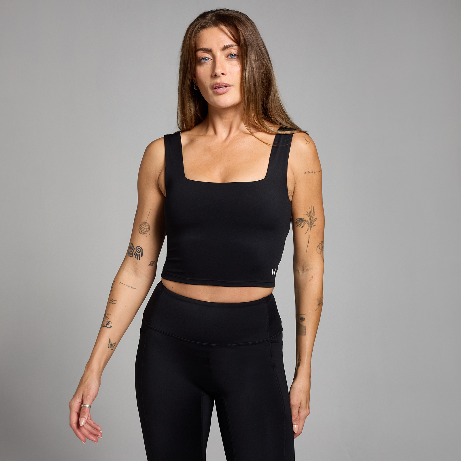 immagine 0 del prodotto canotta con scollo quadrato mp active da donna nera xl