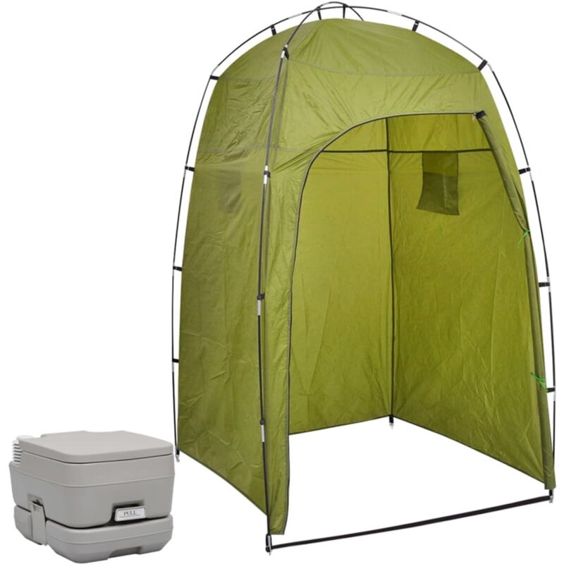 foto del prodotto furniture limited toilette portatile da campeggio con tenda