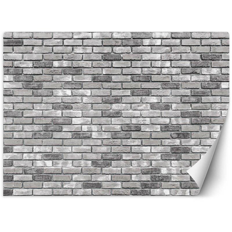 foto del prodotto gbshop carta da parati, muro di mattoni grigio 300x210